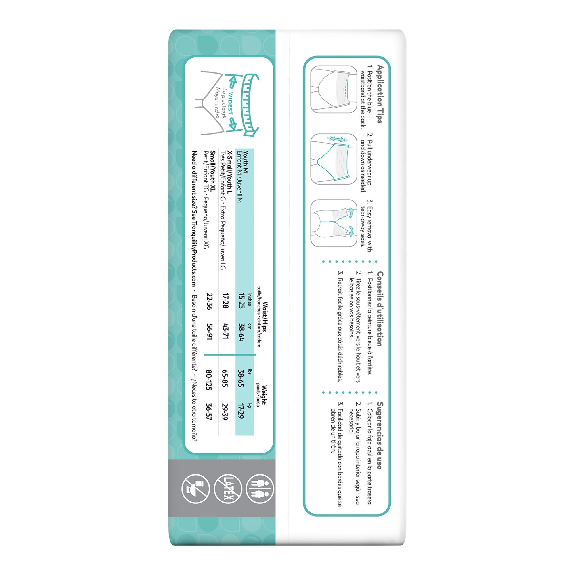 Select® Absorbent Underwear, Pediatric 2602