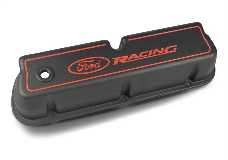 Ford Die Cast Alm Valve Cover Set w/Ford Racing Logo FRD302-003