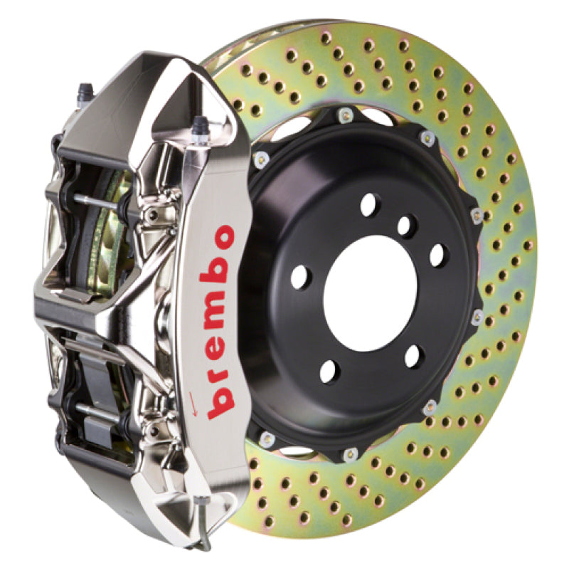 Brembo 92-00 Viper RT-10/GTS Front GTR BBK 6 Piston Billet380x32 2pc Rotor Drilled- Nickel Plated 1M1.9036AR