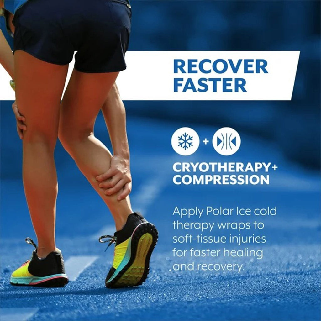 Polar Ice® Cold Pack with Wrap for Knee, Standard Size 30103