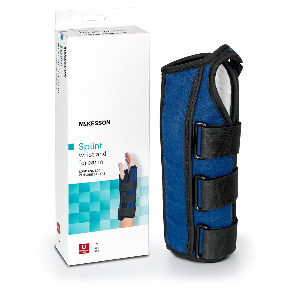 McKesson Right Wrist / Forearm Splint, One Size Fits Most 155-79-87050