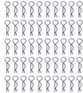 IRonManRc 1/10 SCALE STEEL BODYS PINS (50) PACK Silver