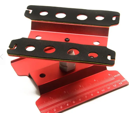IRonManRc Work Stand 1/8 1/10 Full Assembly Adjustable Platform Red
