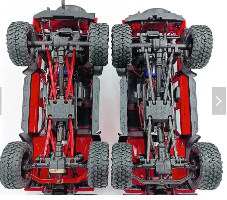 IRonManRc TRX4M Aluminum High Clearance Chasis Links Set BLACK