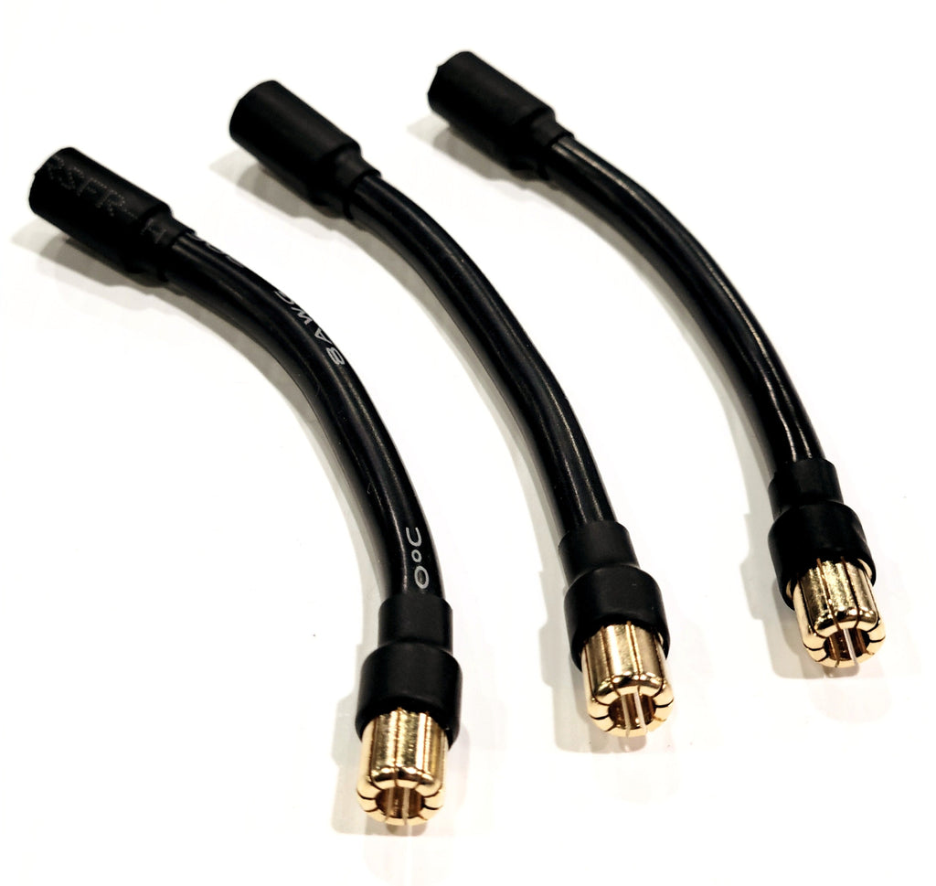 IRonManRc 6.5 mm Female to 6.5 mm Male 3inchh Extensions (3 PACK)