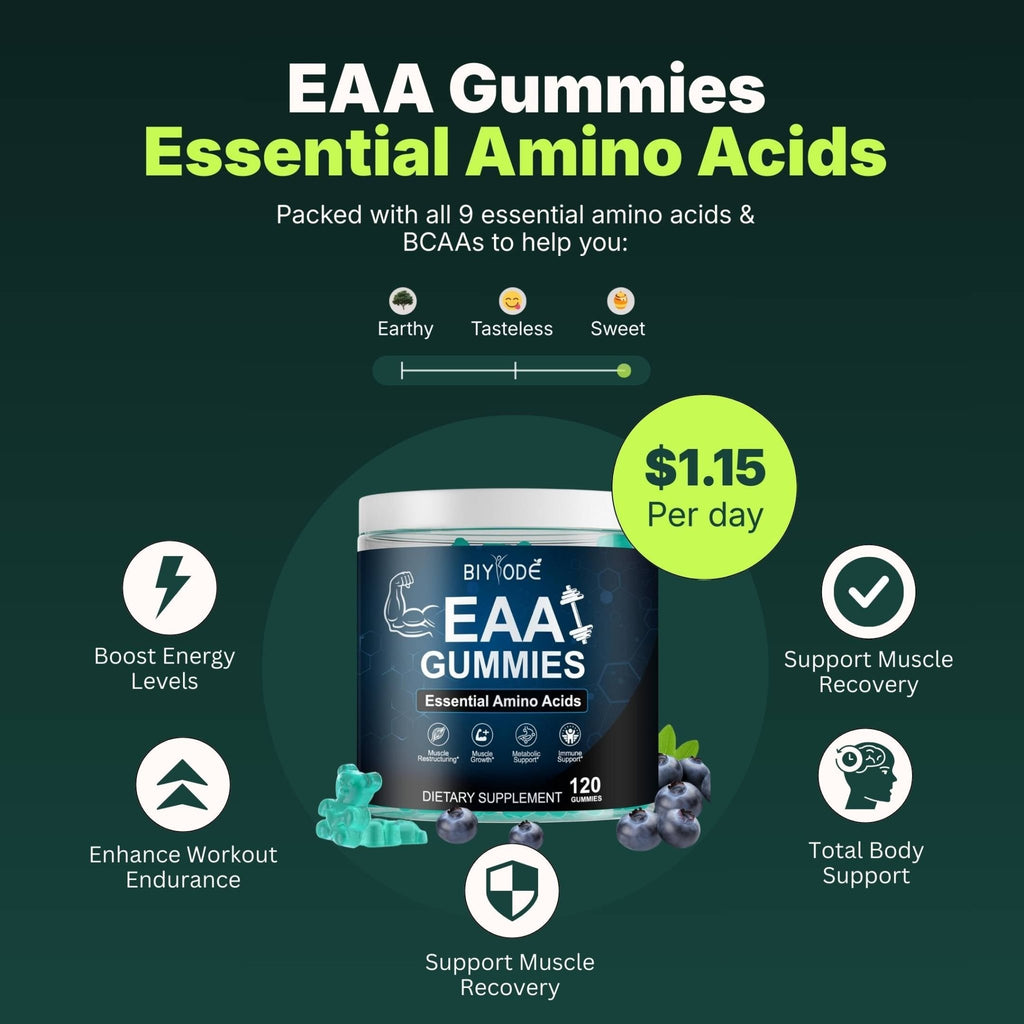 EAA Gummies – Essential Amino Acids - PhishStones Products