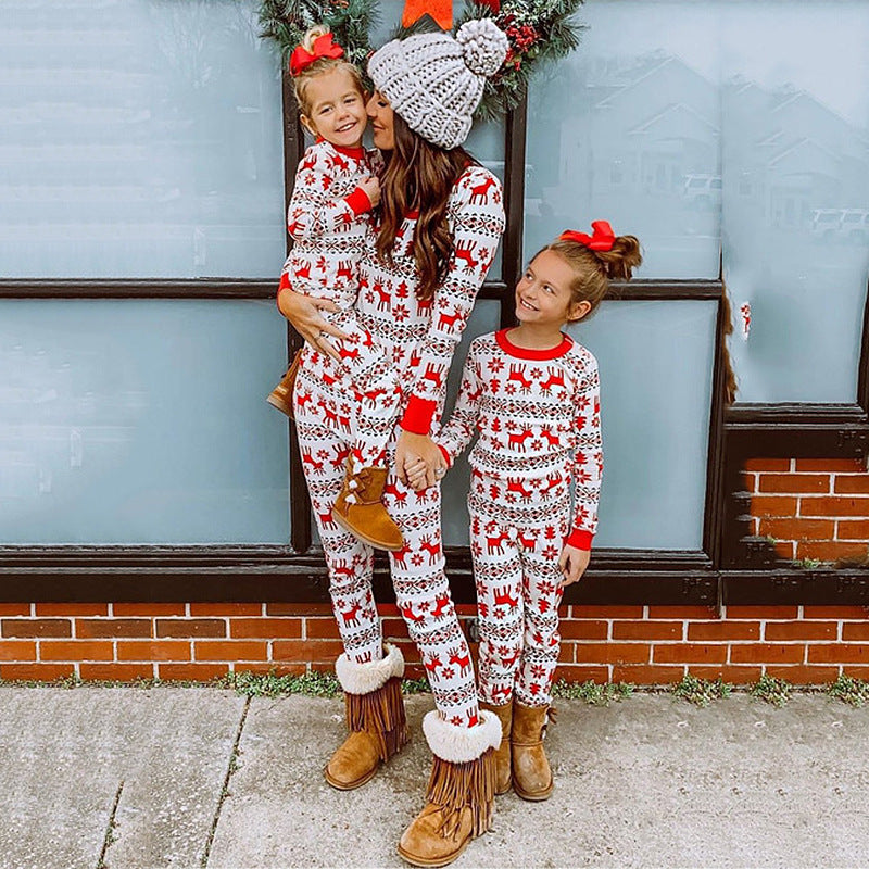 Home Pajamas Parent-child Suit
