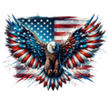 Eagle USA Flag Fabric Panel - PhishStones Products