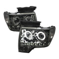 SPYDER Ford F150 09-14 Projector Headlights Halogen Model- CCFL Halo LED Smke PRO-YD-FF15009-CCFL-SM 5039279
