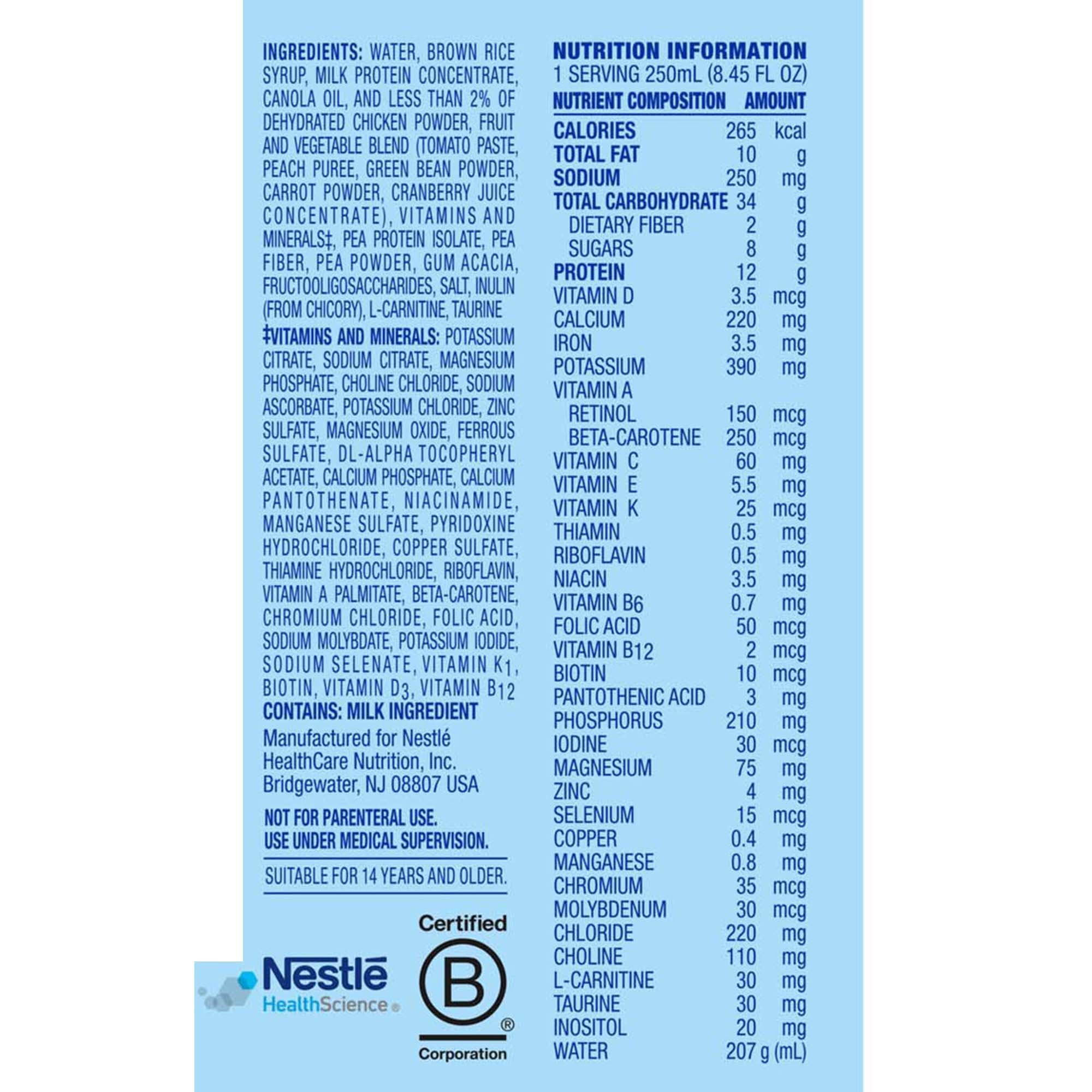 Compleat® 1.0 Original Nutritionally Complete Tube Feeding Formula, 8.45-oz. 10043900140107