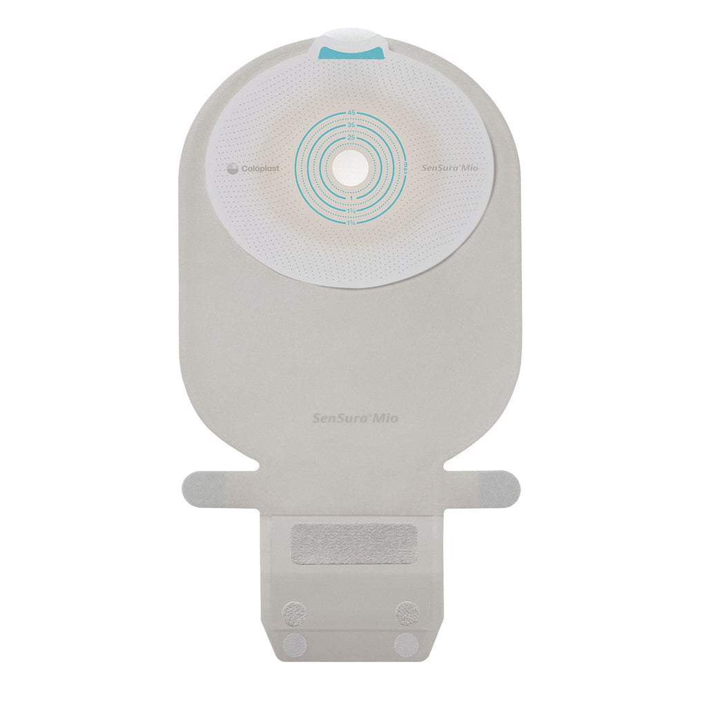 SenSura® Mio 1-Piece Transparent Ostomy Pouch, Trim to fit 10 – 55 mm Stomas 10489