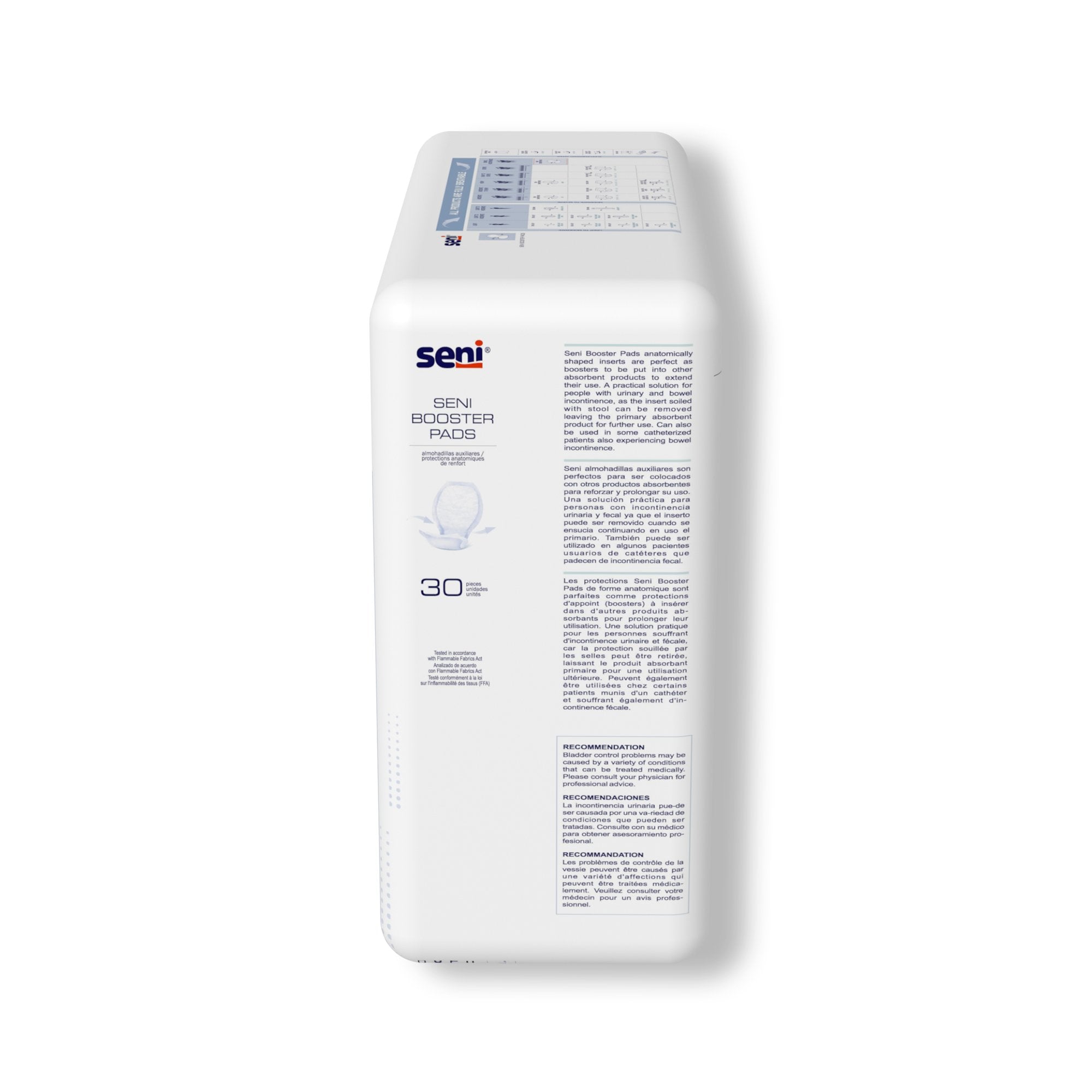 Seni® Booster Pad Brief Inserts S-NO30-PB1