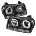SPYDER Chrysler 300 05-08 Projector Headlights CCFL Halo LED Blk (Not Included) PRO-YD-C305-CCFL-BK 5009166