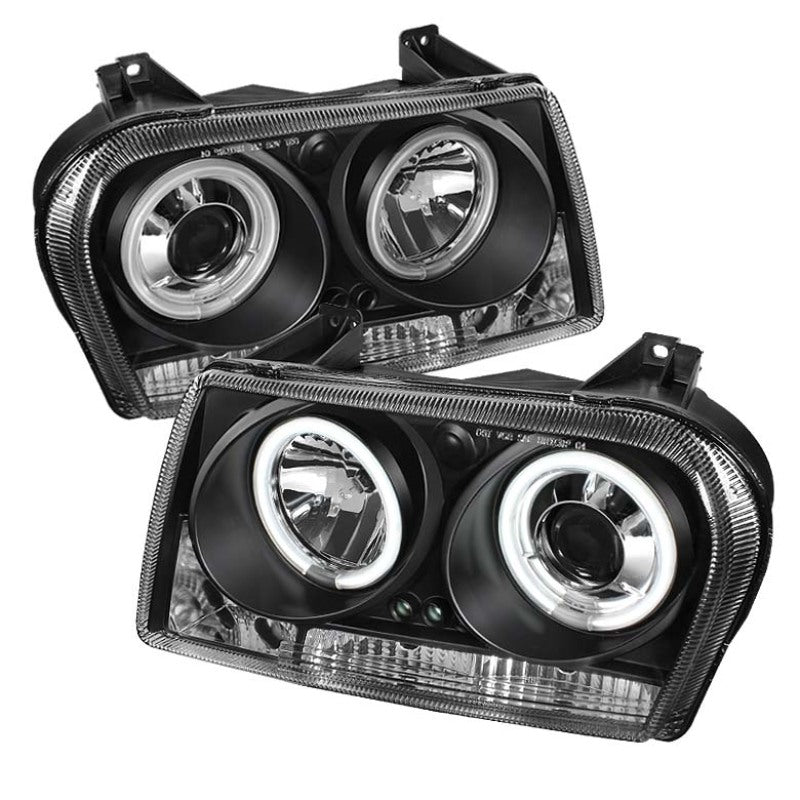 SPYDER Chrysler 300 05-08 Projector Headlights CCFL Halo LED Blk (Not Included) PRO-YD-C305-CCFL-BK 5009166