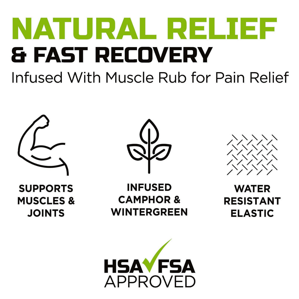 Green Drop Sports Tape, Infused Kinesiology Tape for Recovery KIN-1456
