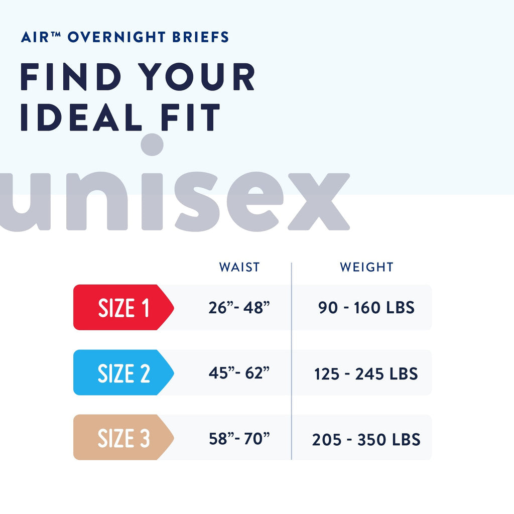 Prevail Air™ Overnight Briefs Overnight Absorbency, Size 2 NGX-013