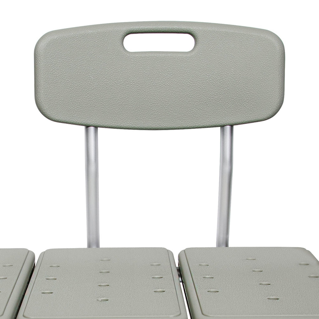 McKesson Aluminum Transfer Bench with Reversible Back 146-12011KD-1