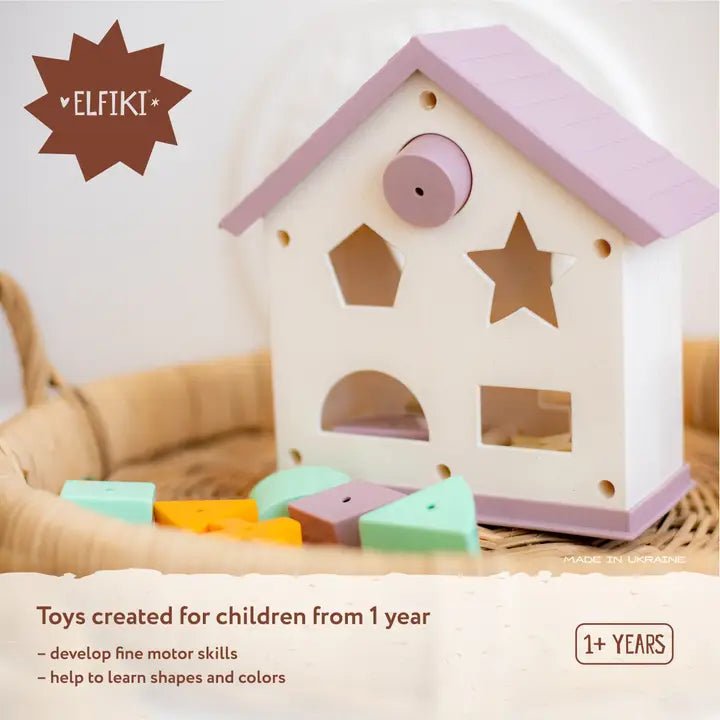 Eco Shape Sorter Magic House, Elfiki - PhishStones Products