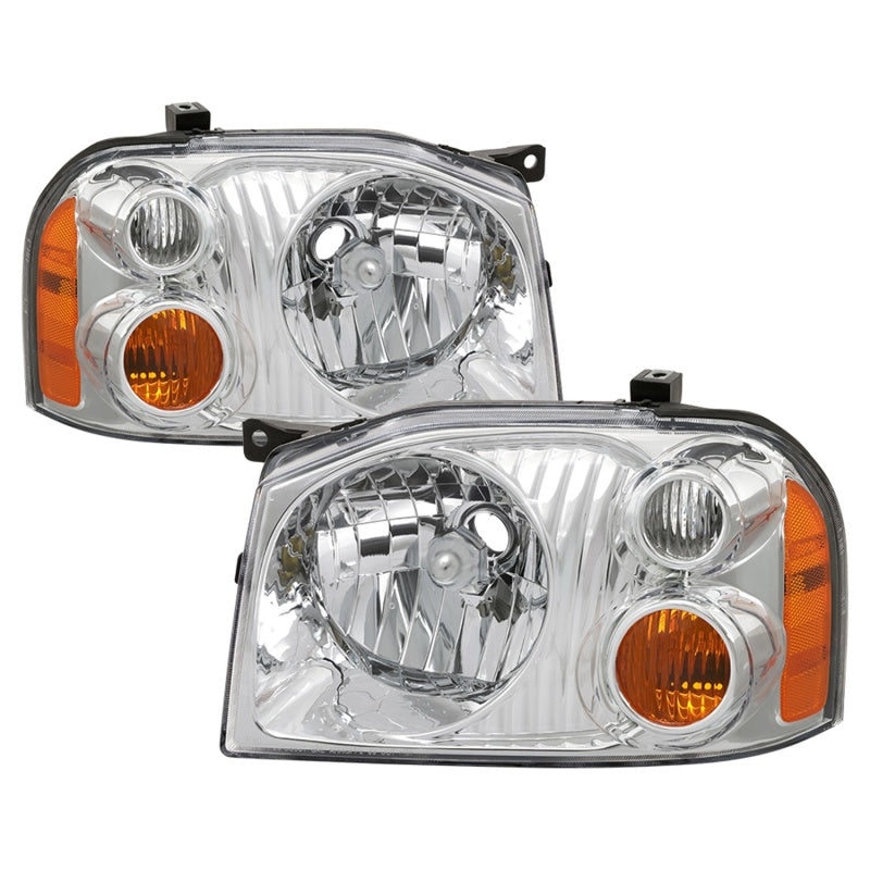 SPYDER xTune 01-04 Nissan Frontier OEM Headlights - Chrome (HD-JH-NF01-AM-C) 9042775