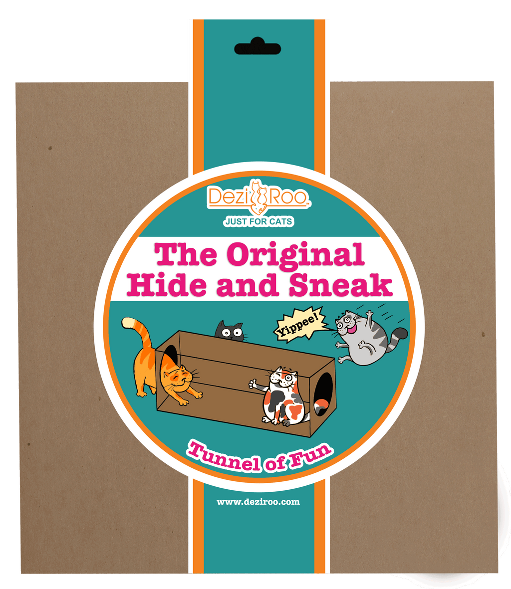 📦🐱 Hide & Sneak Cat Tunnel – Eco-Friendly Crinkle Paper Hideaway