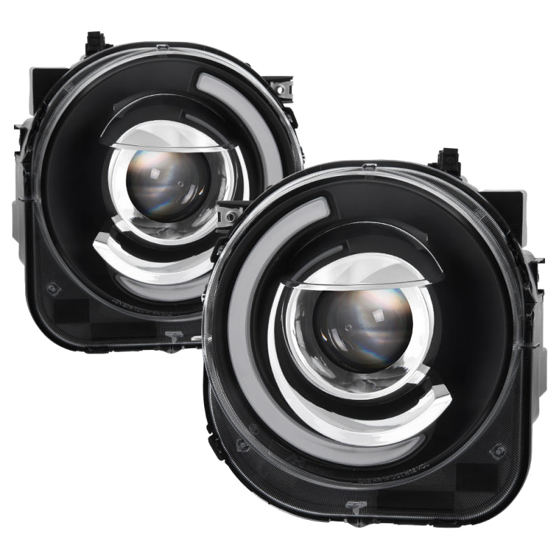 SPYDER xTune 15-17 Jeep Renegade Light Bar DRL Projector Headlights -Black (PRO-JH-JREN-LBDRL-BK) 9039720