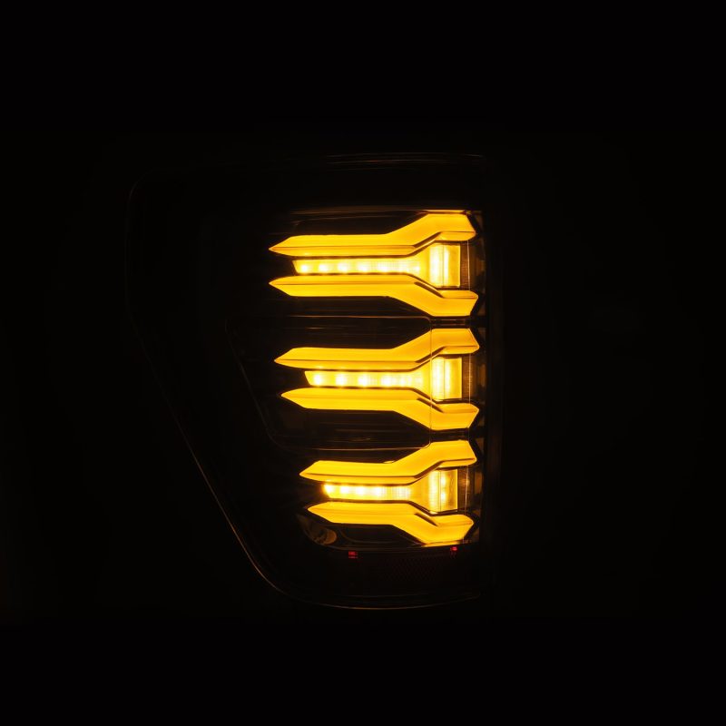 AlphaRex 21-22 Ford F150 LUXX LED Projector Tail Lights - Alpha-Black 653010 *Discontinued
