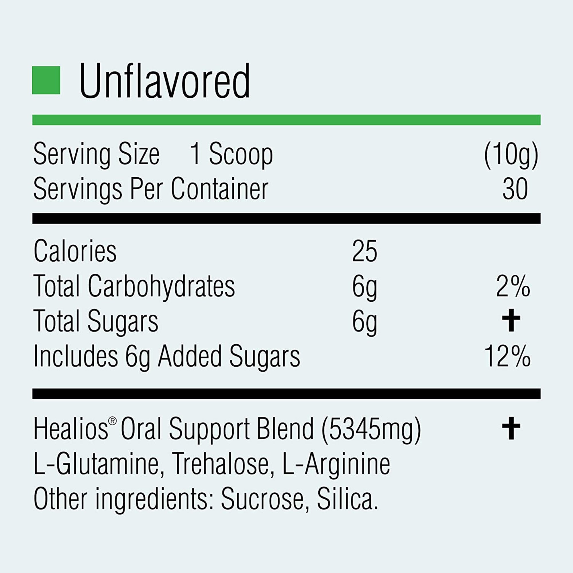 Healios Oral Health and Dietary Supplement Powder for Mouth Sores GN0195