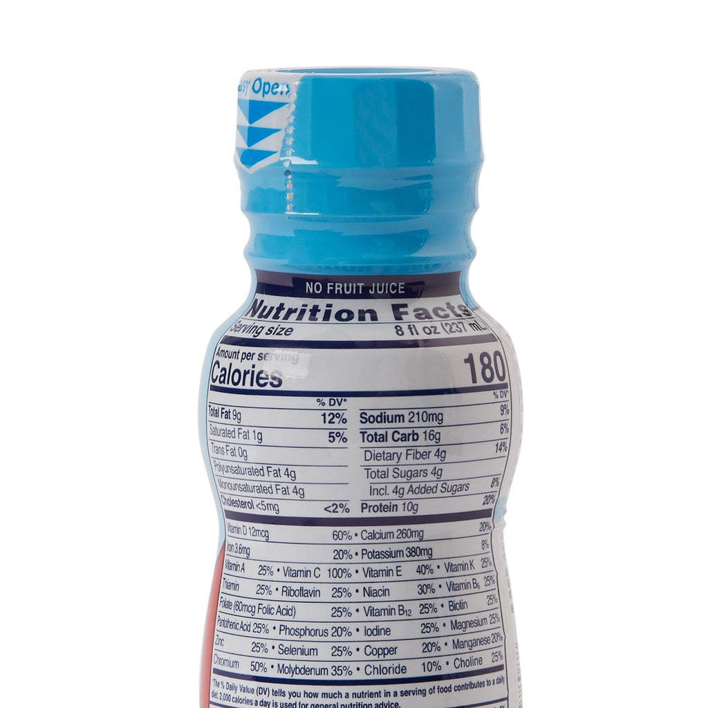 Glucerna® Original Shake, Strawberry Flavor, 8-ounce bottle 57807