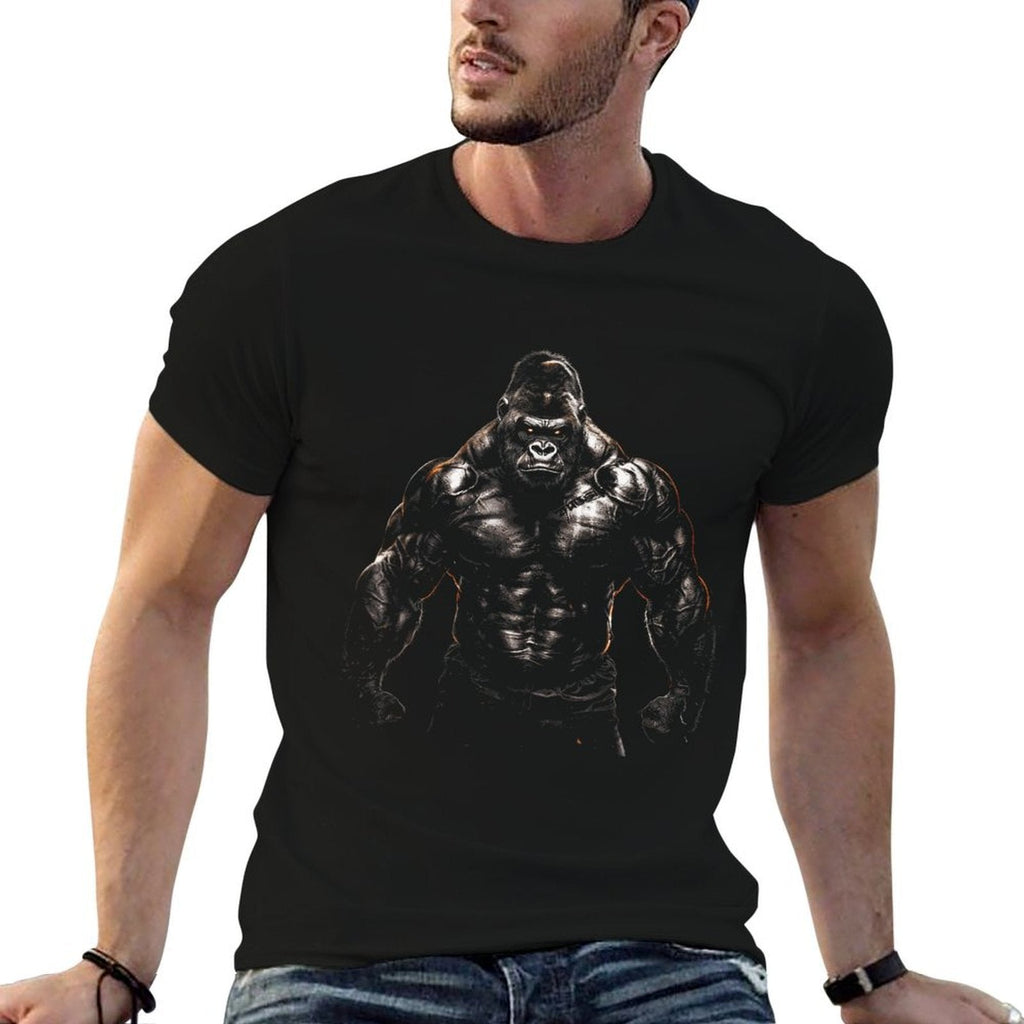 Gorilla Monkey Gym Wear Bodybuilding Workout Motivation  Relaxed-fit T-Shirt