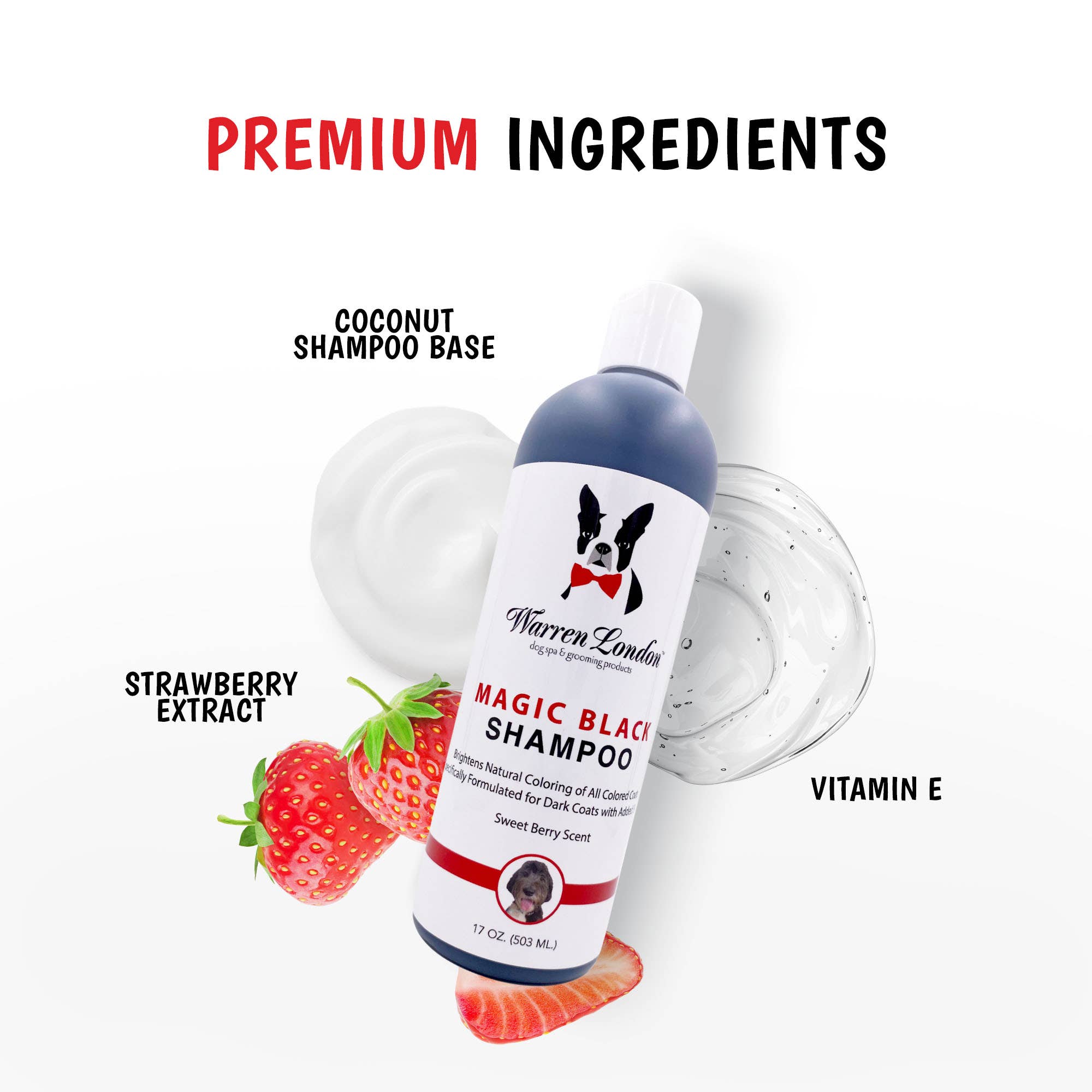 🖤🐶 Magic Black Brightening Dog Shampoo – Enhance Shine & Deepen Dark Coats Naturally ✨🛁
