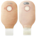 New Image™ 18183 2-Piece Beige Colostomy Pouch, Pre-cut to Fit 57 mm Stoma, Red 18183