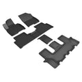 3D MAXpider 22-23 Kia Sorento 6-Seats Kagu Floor Mat- Black R1 R2 R3 L1KA07401509