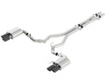 Borla 2018 Ford Mustang GT (A/T / M/T) 3in ATAK Catback Exhaust w/o Valves w/ Black Chrome Tips 140746BC