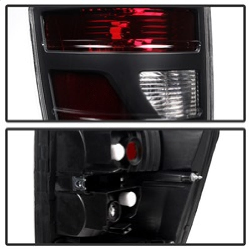 SPYDER Xtune Honda Ridgeline Pickup 06-08 OEM Style Tail Lights Red Smoked ALT-JH-HRID06-OE-RSM 9033193
