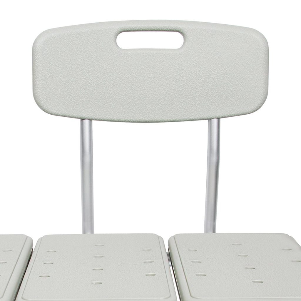 McKesson Aluminum Transfer Bench with Reversible Back 146-RTL12031KDR