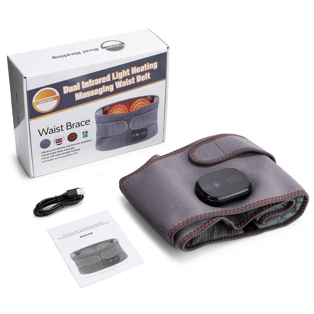 Electric Heating Massage Belt with Temperature Control - PhishStones Products