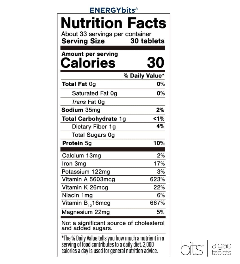 ENERGYbits® Spirulina | Large Bag - PhishStones Products