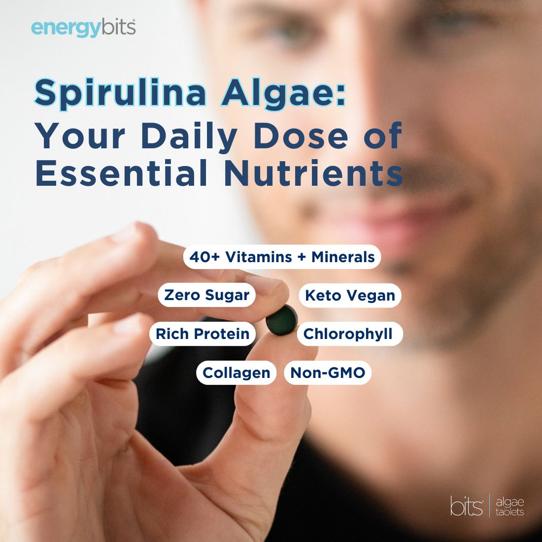 ENERGYbits® Spirulina | Large Bag - PhishStones Products