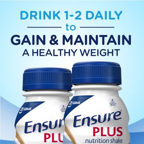 Oral Supplement Ensure® Plus Nutrition Shake Strawberry Flavor Liquid 8 oz. Bottle - 57269