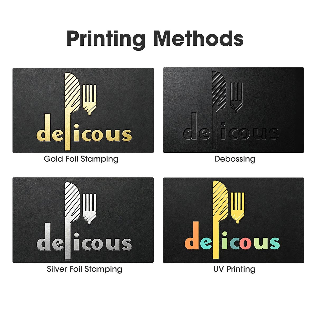 Yescom Personalized Menu Covers LED Menu Cover Dual Page 8.5x14in Set(5)