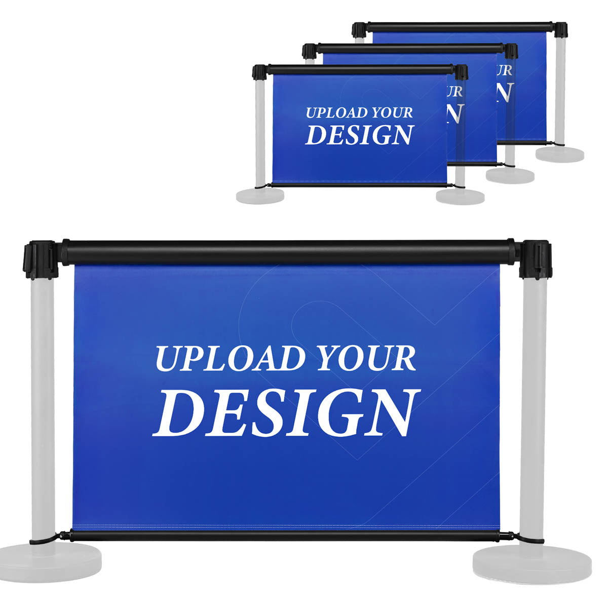 Yescom 4ct. Custom Printed Retractable Banner for Stanchions