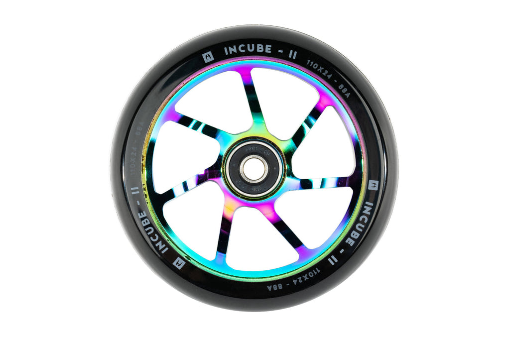 Ethic DTC Incube V2 ″8 STD″ Wheels 88a 110mm - Neo Chrome (Pair)