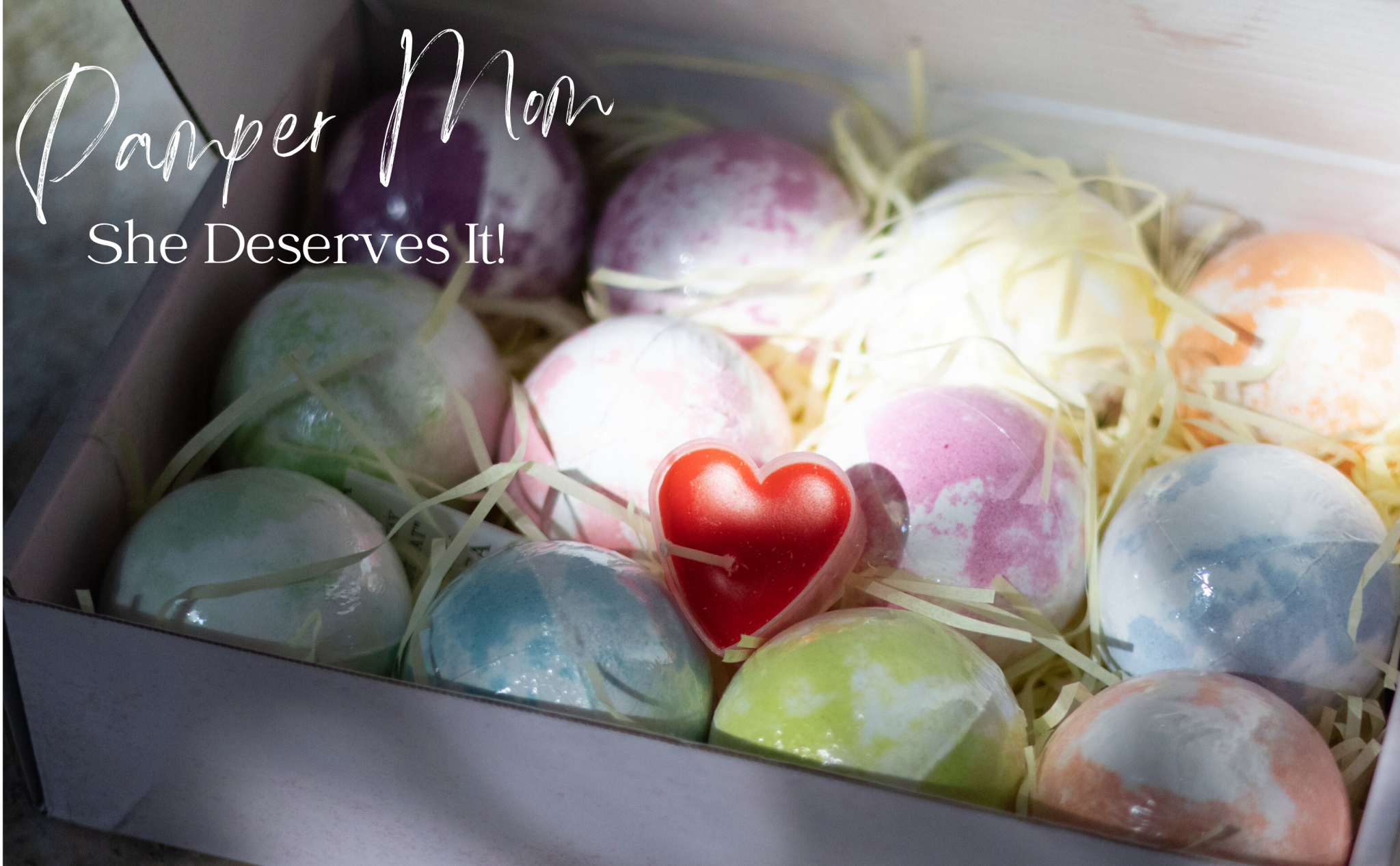EvolutionUSA 12pc Mother’s Day Bath Bombs for Women