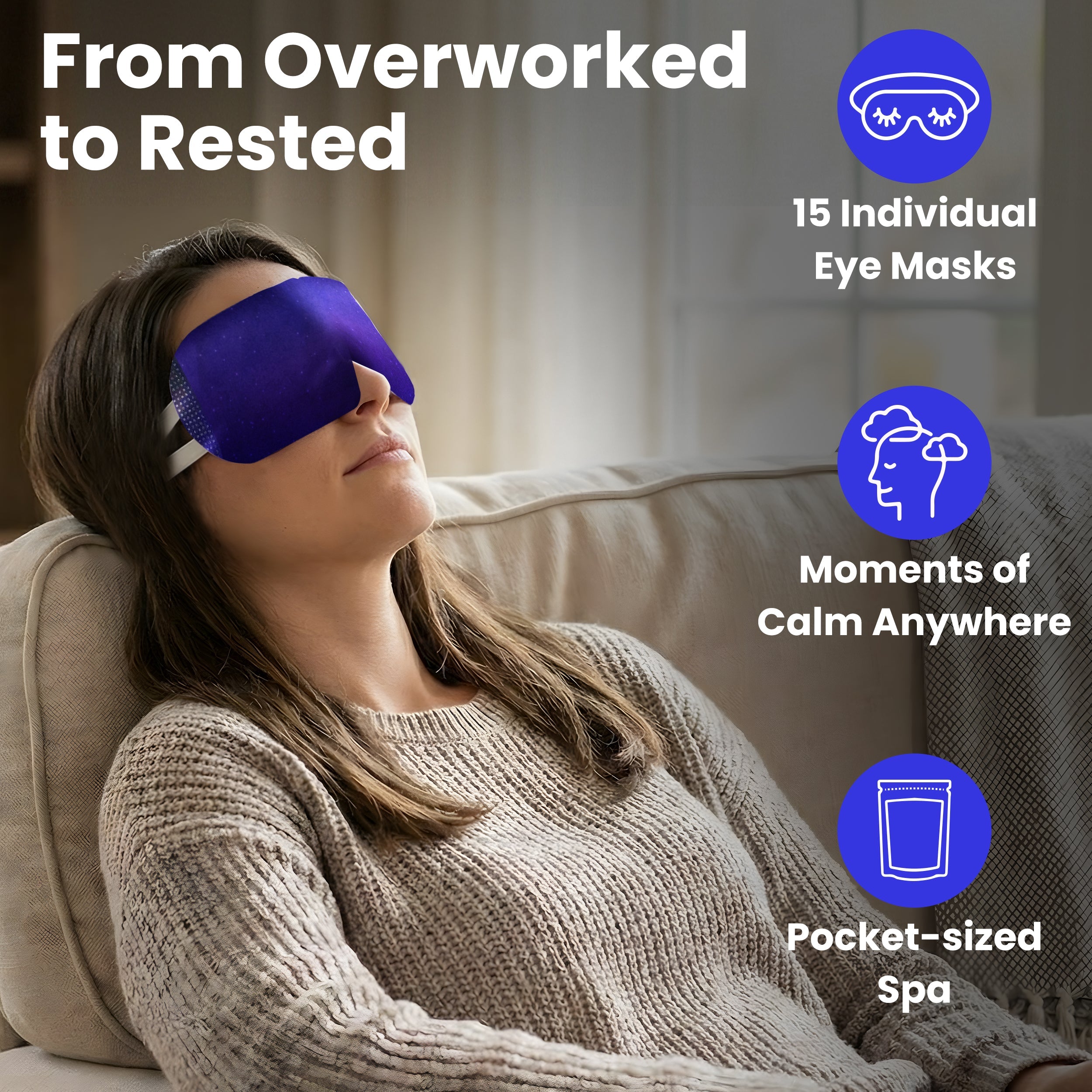 Steam Eye Mask and Chill Eye Mask Bundle