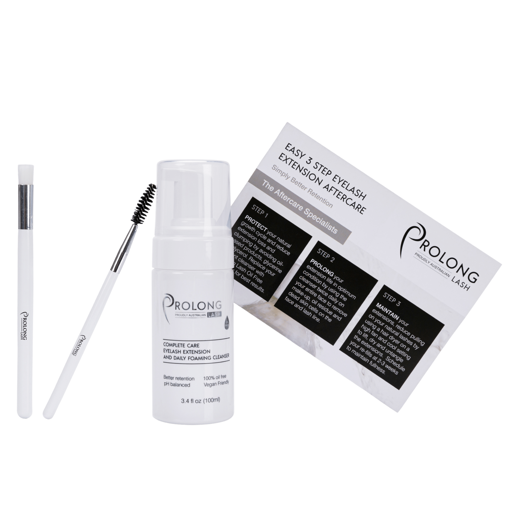 Eyelash Extension Foaming Cleanser Pump 3.4 fl oz / 100 ml Client Pack - PhishStones Products