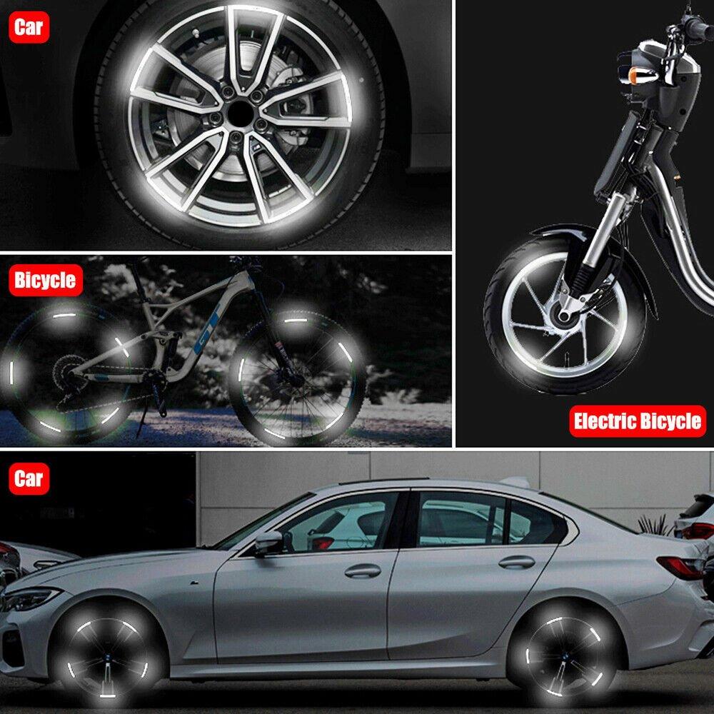 Car Wheel Rims Reflective Sticker Stripes