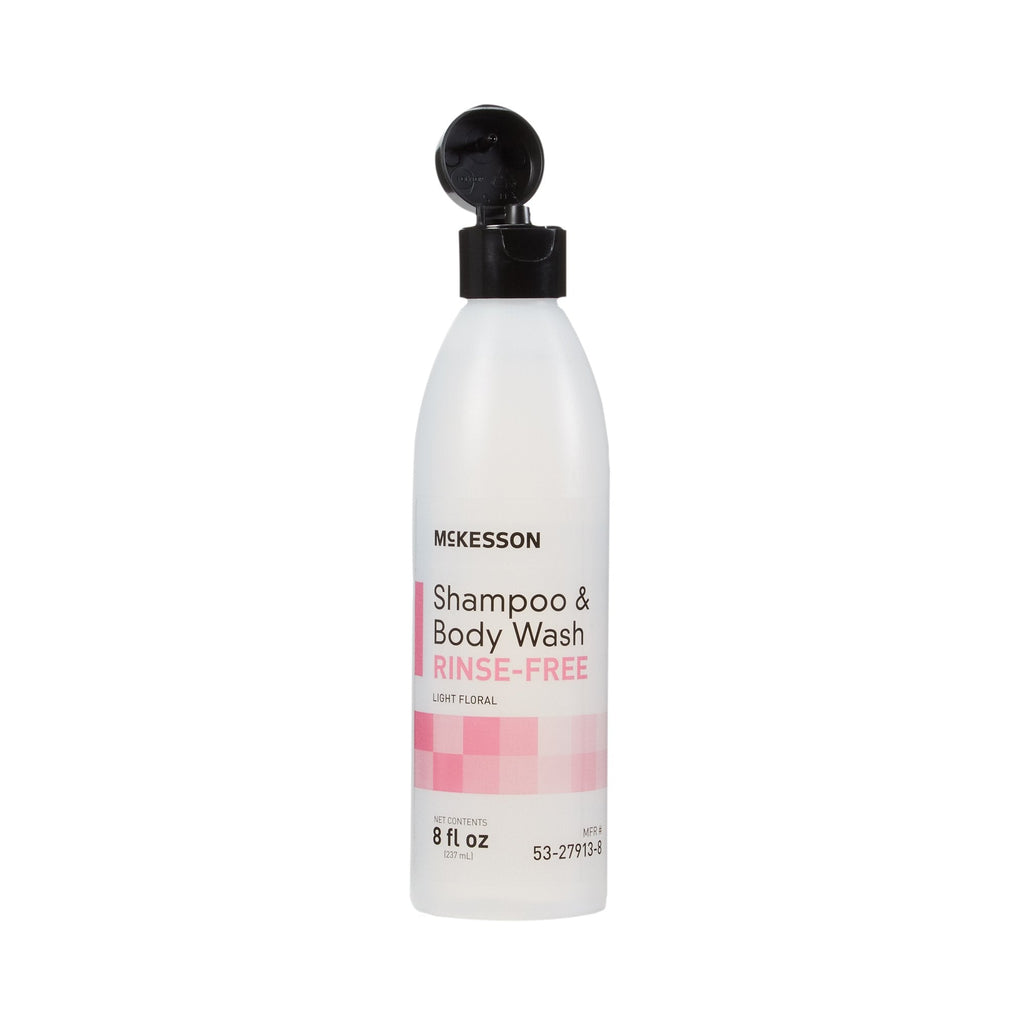 McKesson Rinse-Free Shampoo and Body Wash, 8 oz Bottle 53-27913-8