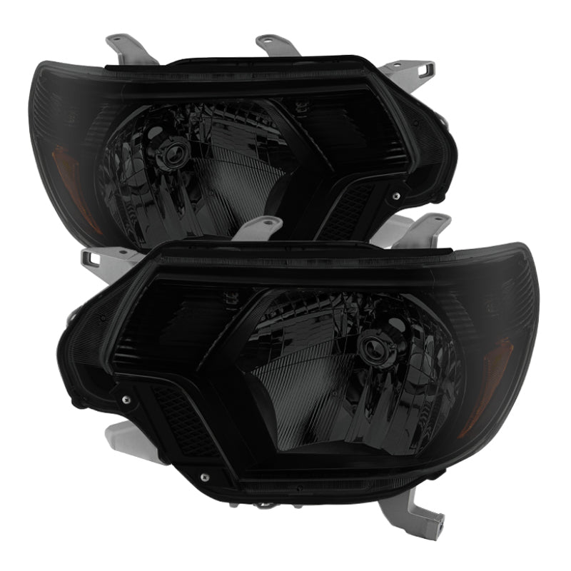 SPYDER Xtune Toyota Tacoma 2012-2015 OEM Style Headlights Black Smoked HD-JH-TTA12-AM-BSM 9031076