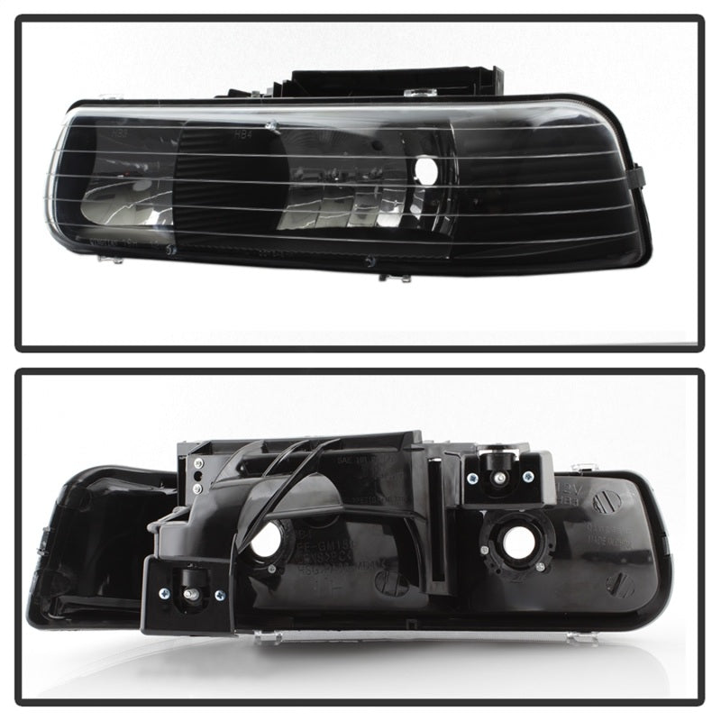 SPYDER Xtune Chevy TahOE 00-06 Amber Crystal Headlights Black HD-JH-CSIL99-BK 5064240