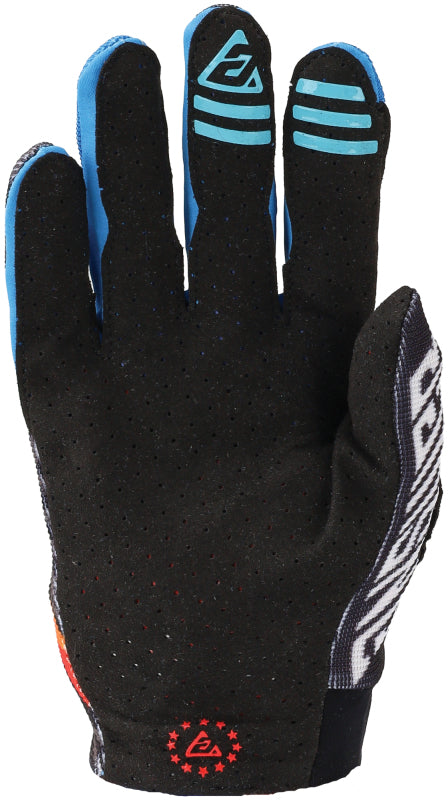 Answer 24 Aerlite Drip Gloves Black/White/Rainbow - Small 442729